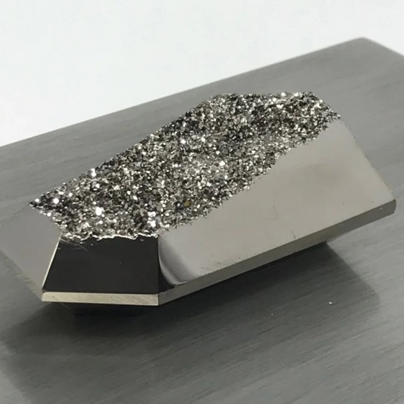 NWT Kendra Scott Antique Silv Acrylic Platinum Box - Picture 3 of 9